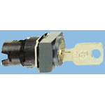 Schneider Electric Harmony XB6 2-position Key Switch Head, Latching, 16mm Cutout