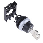 Eaton RMQ Titan 2-position Key Switch Head, Latching, 22mm Cutout