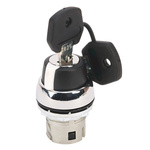 Allen Bradley 800F 2-position Key Switch Head, Latching, 22mm Cutout
