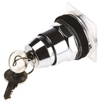 Schneider Electric Harmony 9001K 3-position Key Switch Head, Latching, 30mm Cutout