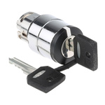 Schneider Electric Harmony XB4 3-position Key Switch Head, Spring Return Right to Centre, 22mm Cutout