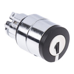Schneider Electric Harmony XB4 2-position Key Switch Head, Latching, 22mm Cutout