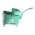 20L Plastic Green Mop Bucket With Handle