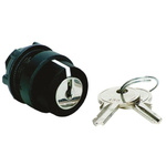 Schneider Electric Harmony XB5 3-position Key Switch Head, Latching, 22mm Cutout
