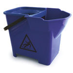14L Plastic Blue Mop Bucket With Handle