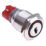 IP40 Key Switch, SPDT, 5 A 2-Way