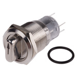RS PRO Selector Switch - (on-on), Illuminated 2 Positions