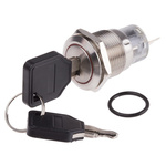 IP40 Key Switch, SPDT, 5 A 2-Way Common-Key