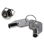 Key Switch, DPST, 4 A @ 125 V ac 2-Way Tubular-Key