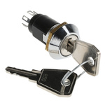 Key Switch, DP-CO, 1 A @ 24V ac dc / 115V ac 2-Way Common-Key