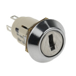 Key Switch, SP-CO, 1 A @ 24V ac dc / 115V ac 2-Way Common-Key