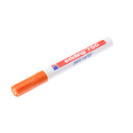 750-006 | Edding Orange 2 → 4mm Medium Tip Paint Marker Pen for use with Glass, Metal, Plastic, Wood