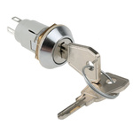 IP66, IP67 Key Switch, SPDT, 5 A@ 115 V ac 2-Way Random-Key