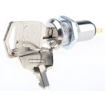 Key Switch, SPST, 500 mA @ 24 V 2-Way Flat, Random-Key