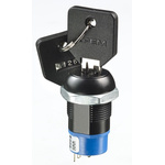 Keylock Switch, DP3T, 4 A 3-Way Common-Key