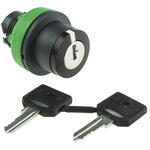 Schneider Electric Harmony XB5 2-position Key Switch Head, Latching, 30mm Cutout