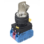 IP65 Key Switch, DPDT 3-Way