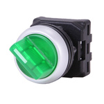 RS PRO 2 Position Selector Switch Head, 22mm Cutout, Green Handle