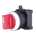 RS PRO 2 Position Selector Switch Head, 22mm Cutout, Red Handle