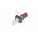IP65 Key Switch, 2NC+2NO, 5 A 2-Way