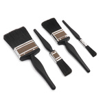 RS PRO 0.5", 1", 2" and 3" Synthetic Paint Brush Set with Flat Bristles