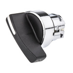 Schneider Electric Harmony XB4 Series 2 Position Selector Switch Head, 22mm Cutout, Black Handle