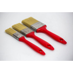 RS PRO 25.4mm Synthetic Paint Brush Set with Flat Bristles