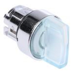 Schneider Electric Harmony XB4 Series 3 Position Selector Switch Head, 22mm Cutout, White Handle