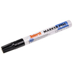 6190050007 | Ambersil Black 3mm Medium Tip Paint Marker Pen for use with Various Materials