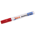 6190050005 | Ambersil Red 3mm Medium Tip Paint Marker Pen for use with Various Materials