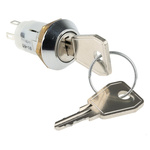 Key Switch, SP-CO, 1 A @ 24V ac dc / 115V ac 3-Way Random-Key