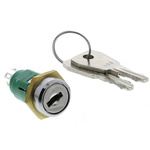 Key Switch, DPDT, 1 A @ 24 V dc 2-Way Random-Key