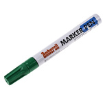 20379-AB | Ambersil Green 3mm Medium Tip Paint Marker Pen for use with Various Materials