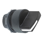 Schneider Electric Harmony XB5 Series 2 Position Selector Switch Head, 22mm Cutout, Black Handle