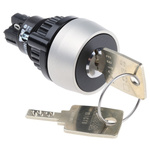 IP65 Keylock Switch, 1NC+1NO, 5 A @ 250 V ac 2-Way Flat-Key