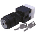 IP65 Key Switch, DPDT 3-Way