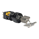 IP65 Push Button Switch, DPDT, 100 mA 3-Way Common-Key
