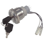 IP40 Key Switch, SPDT, 5 A 2-Way