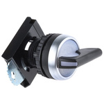 BACO BACO Series 3 Position Selector Switch Head, 22mm Cutout, Black Handle