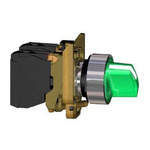 Schneider Electric Knob Selector Switch - (SPDT) 22mm Cutout Diameter, Illuminated 3 Positions