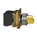 Schneider Electric Knob Selector Switch - (SPDT) 22mm Cutout Diameter, Illuminated 3 Positions