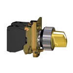 Schneider Electric Knob Selector Switch - (SPDT) 22mm Cutout Diameter, Illuminated 3 Positions