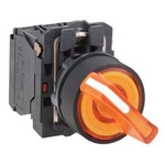 Schneider Electric Knob Selector Switch - (SPDT) 22mm Cutout Diameter, Illuminated 2 Positions