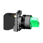 Schneider Electric Knob Selector Switch - (SPDT) 22mm Cutout Diameter, Illuminated 3 Positions