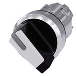 Siemens SIRIUS ACT Series 2 Position Selector Switch Head, 22mm Cutout, White Handle