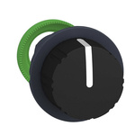 Schneider Electric Harmony XB5 Series 2 Position Selector Switch Head, 30mm Cutout, Black Handle