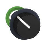 Schneider Electric Harmony XB5 Series 3 Position Selector Switch Head, 30mm Cutout, Black Handle
