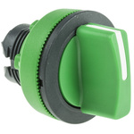 Schneider Electric Harmony XB5 Series 3 Position Selector Switch Head, 30mm Cutout, Green Handle