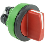 Schneider Electric Harmony XB5 Series 3 Position Selector Switch Head, 30mm Cutout, Red Handle
