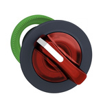 Schneider Electric Harmony XB5 Series 2 Position Selector Switch Head, 30mm Cutout, Red Handle